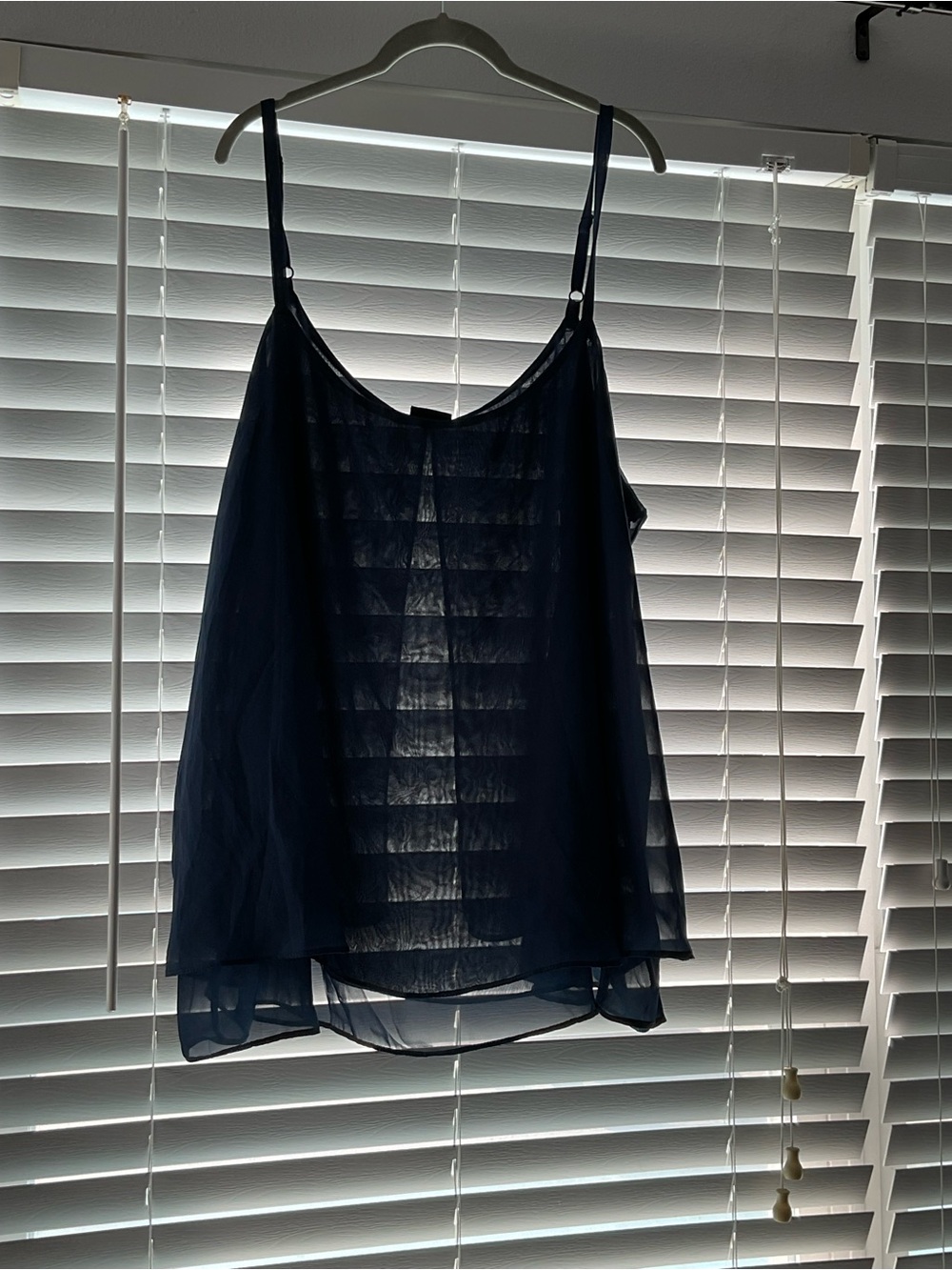 torrid Navy Sheer Spaghetti-Strap Camisole